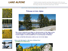 Tablet Screenshot of lakealpine.com